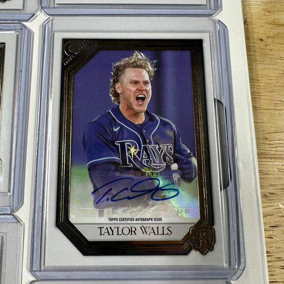 2021 Topps Gallery Lot of 6 Rookie Card Sticker Autographs Ungraded - Picture 7 of 8